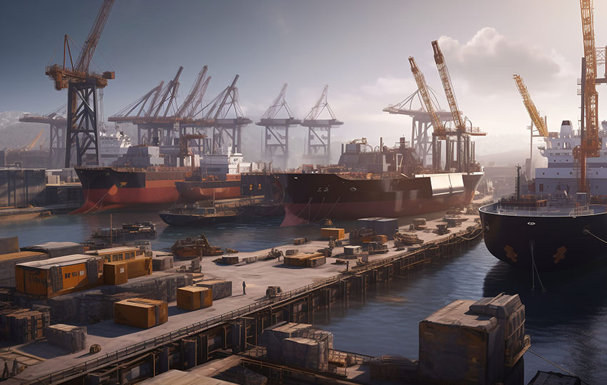 Port & Logistics Industry Solutions application